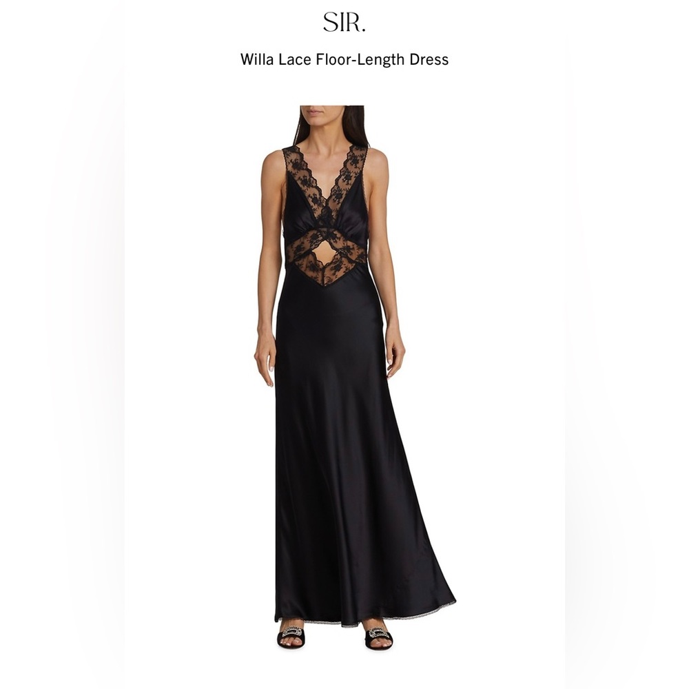 Sir. The Label  - Willa ARIES CUT OUT GOWN Lace Floor-Length dress New w/o tags - Picture 4 of 11
